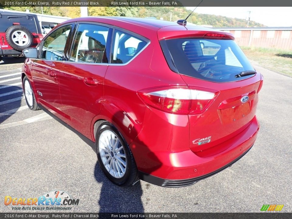 2016 Ford C-Max Energi Ruby Red / Charcoal Black Photo #6