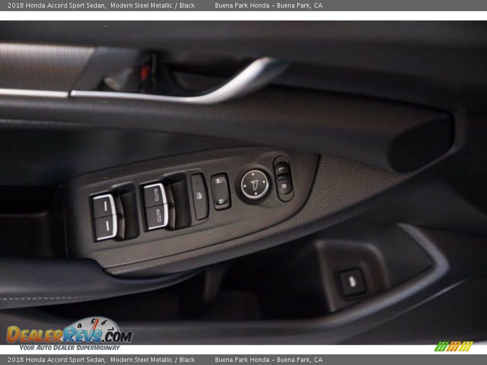 2018 Honda Accord Sport Sedan Modern Steel Metallic / Black Photo #27