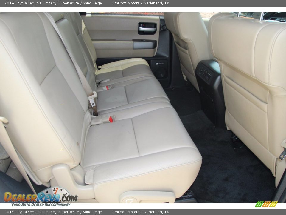 Rear Seat of 2014 Toyota Sequoia Limited Photo #23