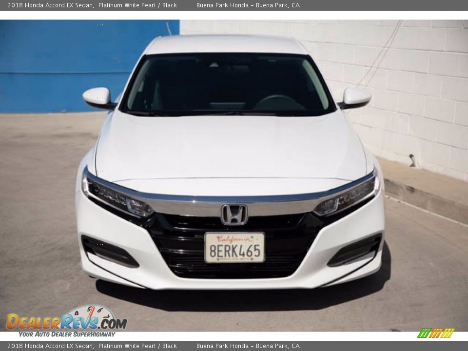 2018 Honda Accord LX Sedan Platinum White Pearl / Black Photo #7