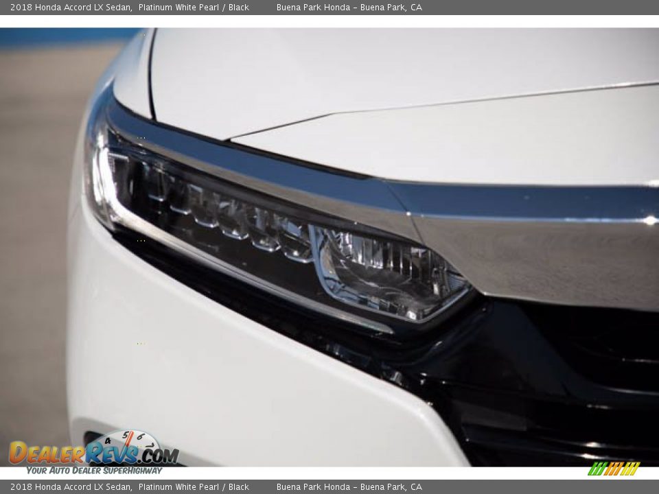 2018 Honda Accord LX Sedan Platinum White Pearl / Black Photo #8