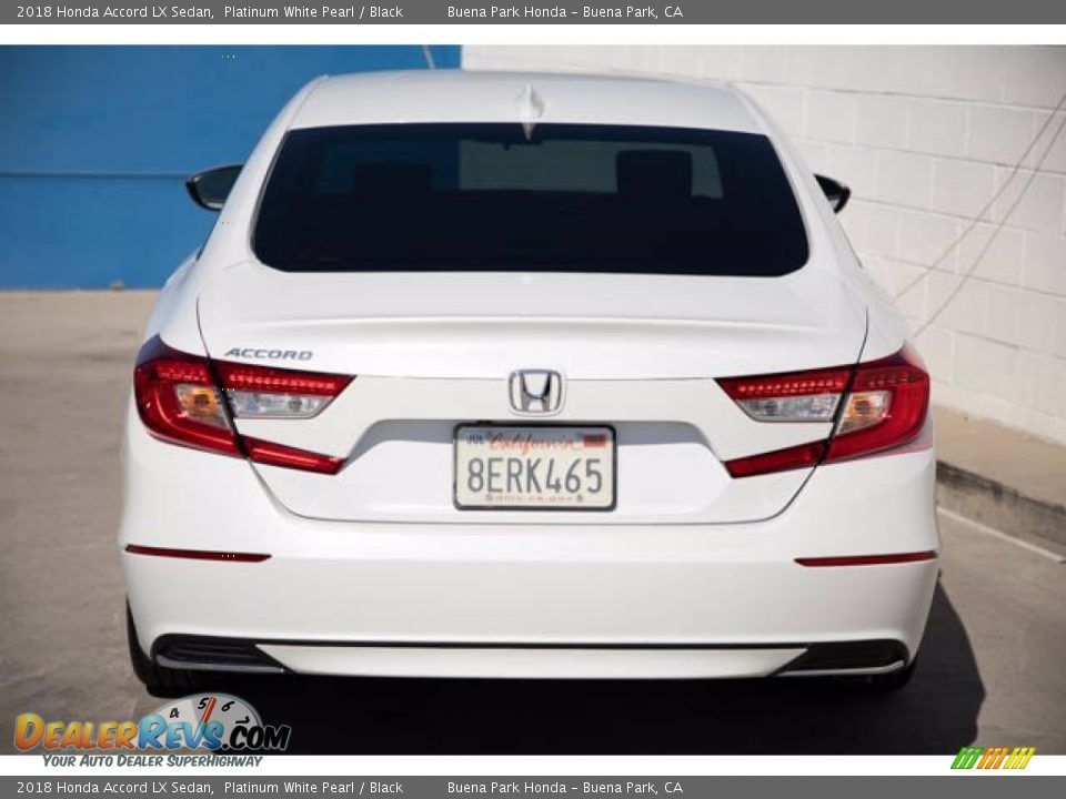 2018 Honda Accord LX Sedan Platinum White Pearl / Black Photo #11