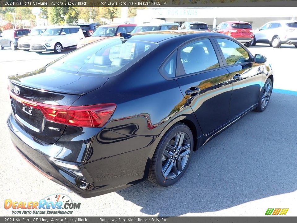 2021 Kia Forte GT-Line Aurora Black / Black Photo #2
