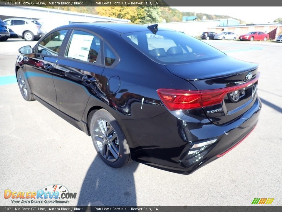 2021 Kia Forte GT-Line Aurora Black / Black Photo #7