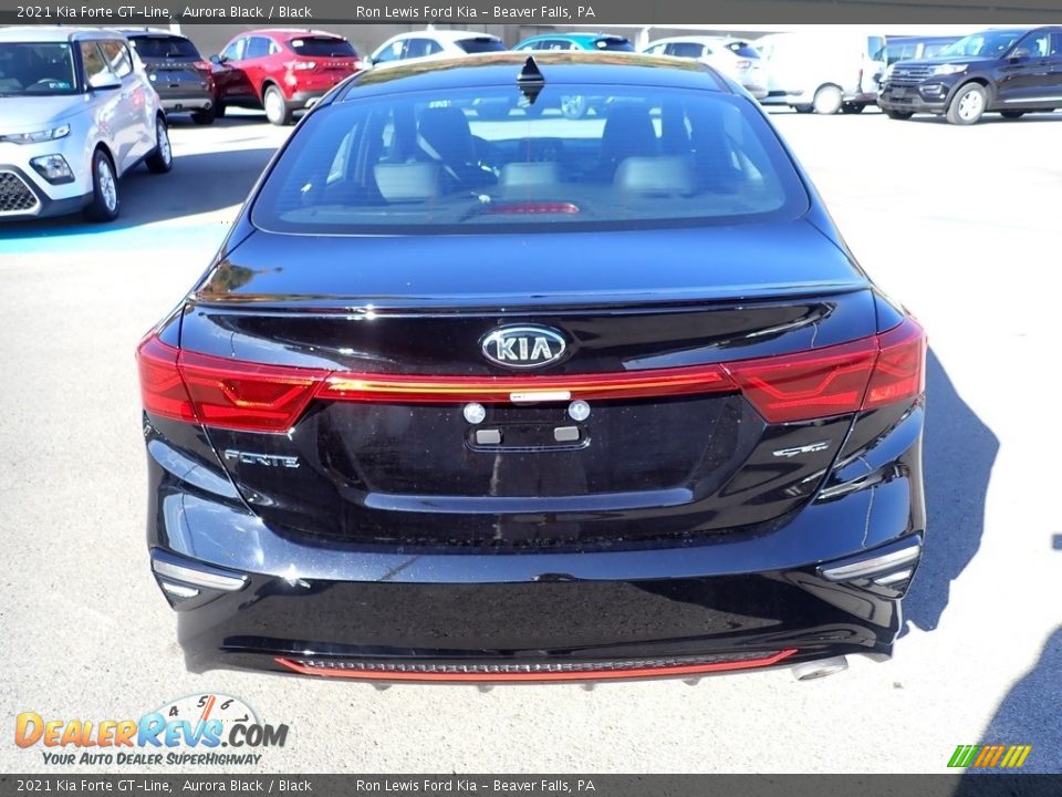 2021 Kia Forte GT-Line Aurora Black / Black Photo #8