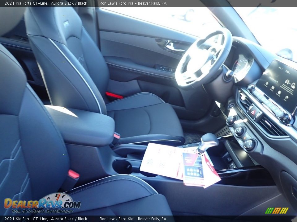 2021 Kia Forte GT-Line Aurora Black / Black Photo #10