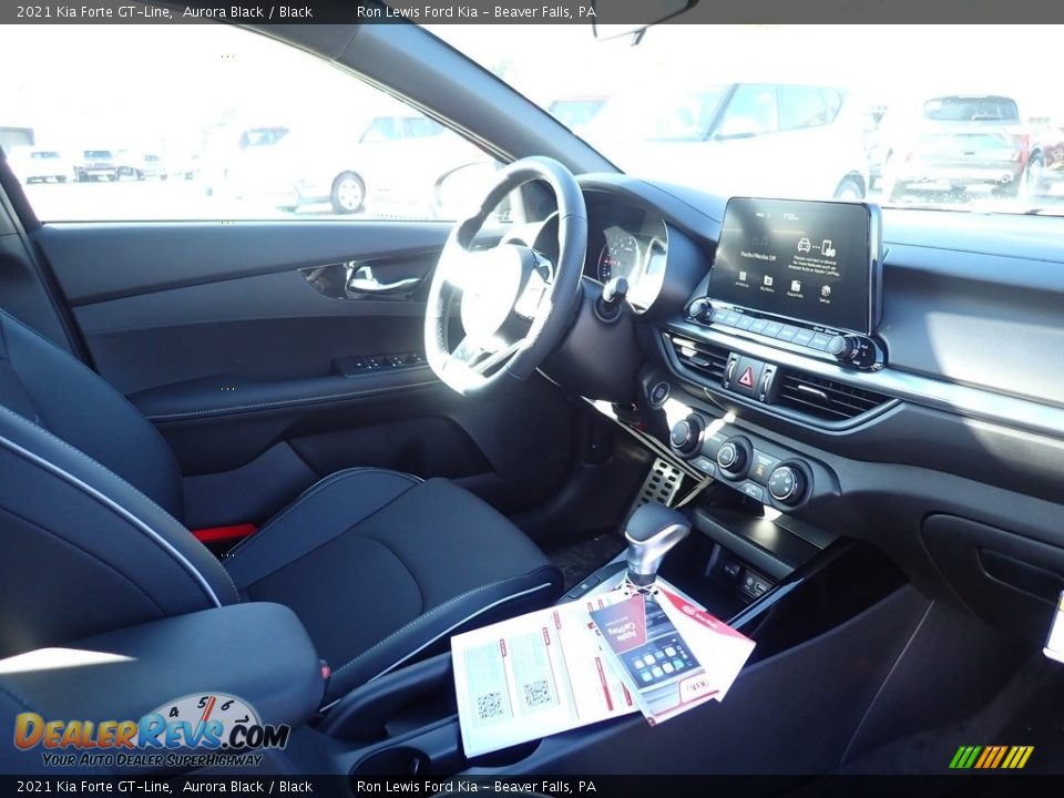 2021 Kia Forte GT-Line Aurora Black / Black Photo #11