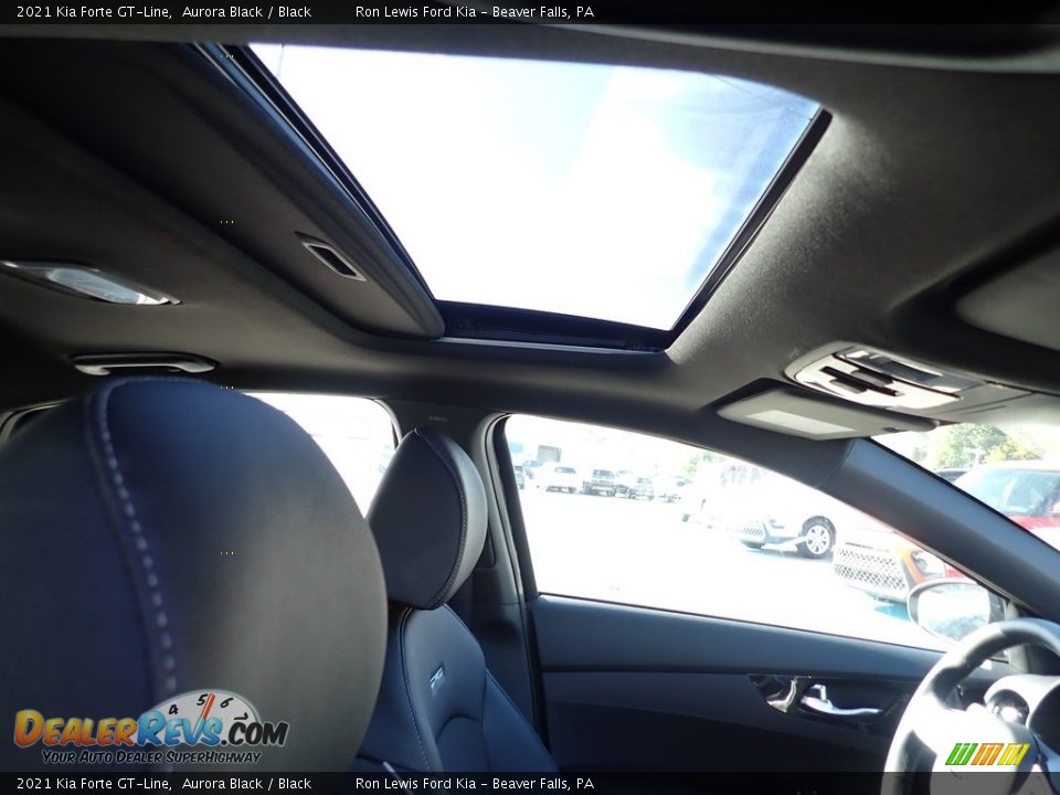 2021 Kia Forte GT-Line Aurora Black / Black Photo #12