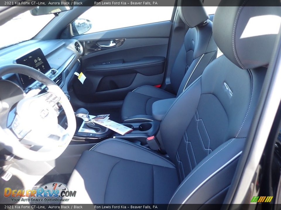2021 Kia Forte GT-Line Aurora Black / Black Photo #13