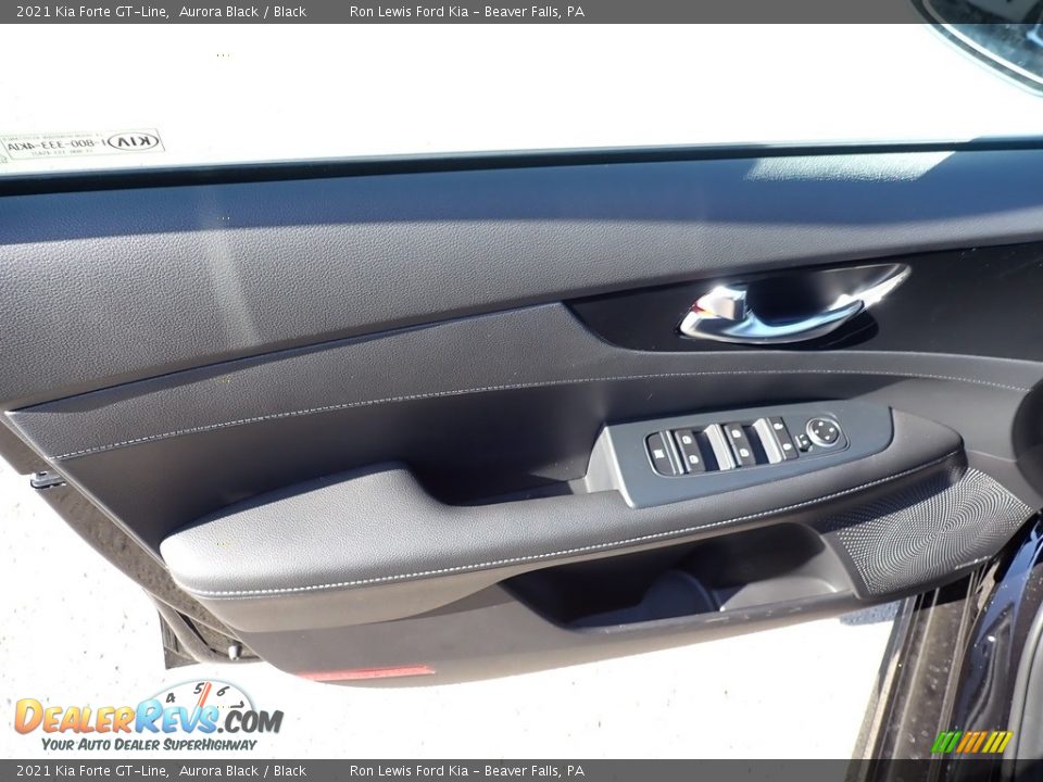 2021 Kia Forte GT-Line Aurora Black / Black Photo #14