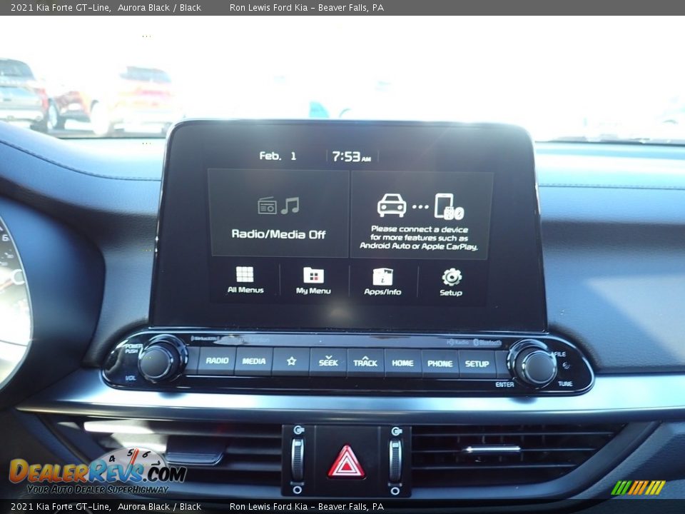 2021 Kia Forte GT-Line Aurora Black / Black Photo #16