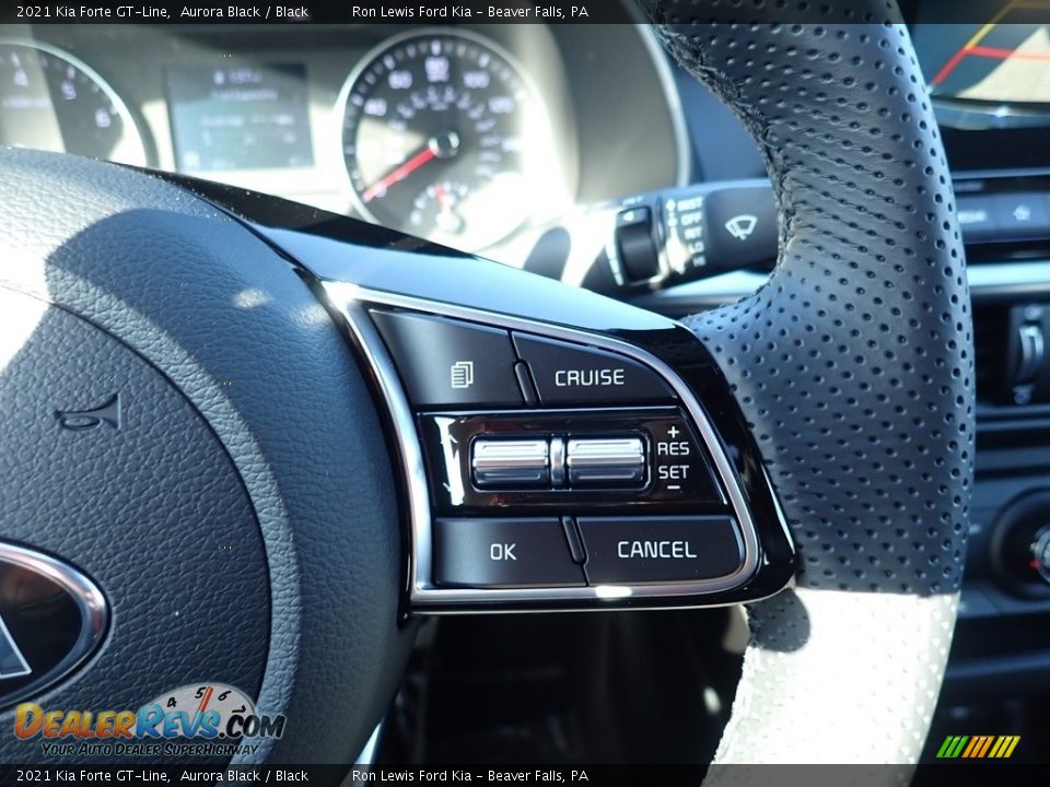 2021 Kia Forte GT-Line Steering Wheel Photo #18