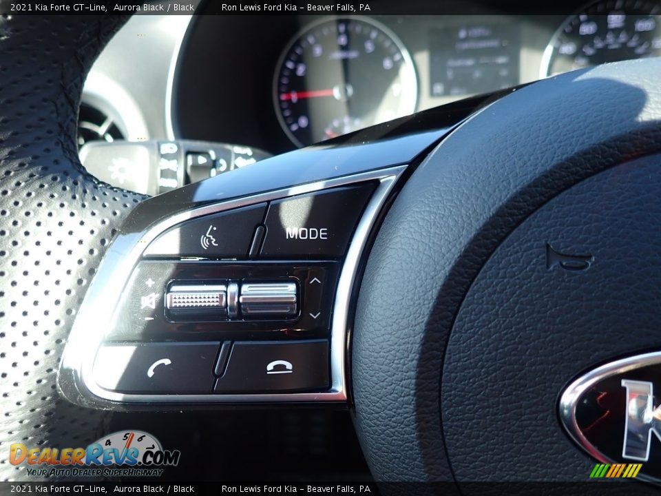 2021 Kia Forte GT-Line Steering Wheel Photo #19