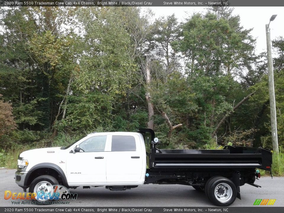 2020 Ram 5500 Tradesman Crew Cab 4x4 Chassis Bright White / Black/Diesel Gray Photo #1