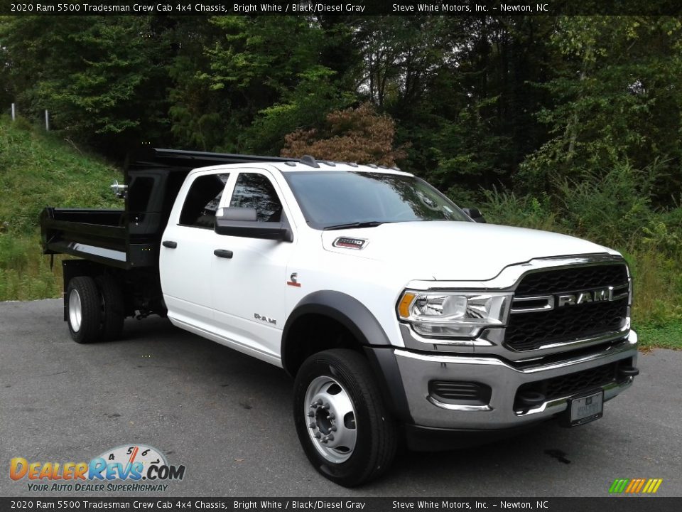 2020 Ram 5500 Tradesman Crew Cab 4x4 Chassis Bright White / Black/Diesel Gray Photo #5