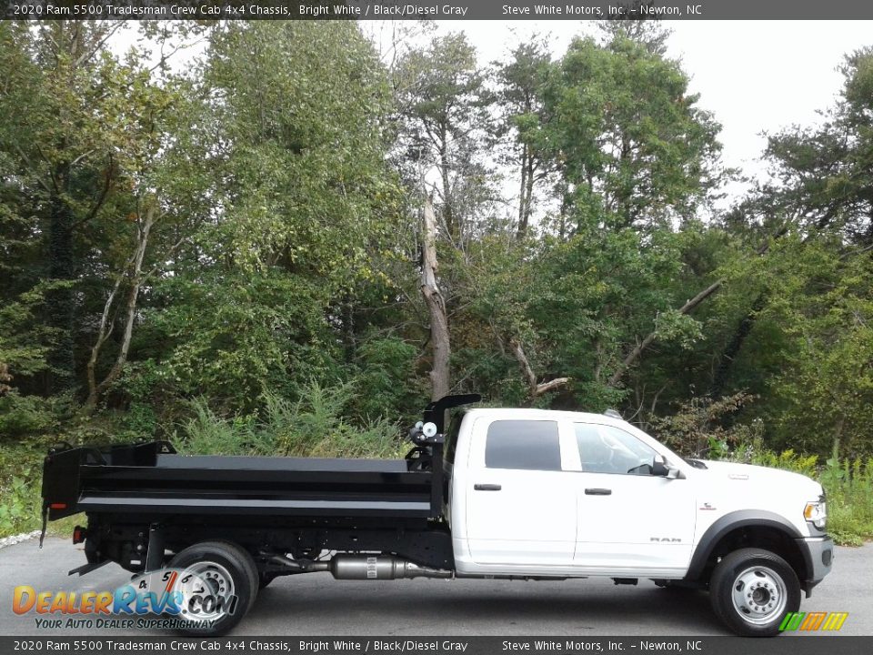 2020 Ram 5500 Tradesman Crew Cab 4x4 Chassis Bright White / Black/Diesel Gray Photo #6