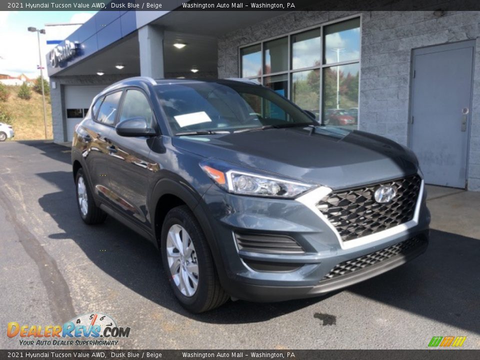 2021 Hyundai Tucson Value AWD Dusk Blue / Beige Photo #1