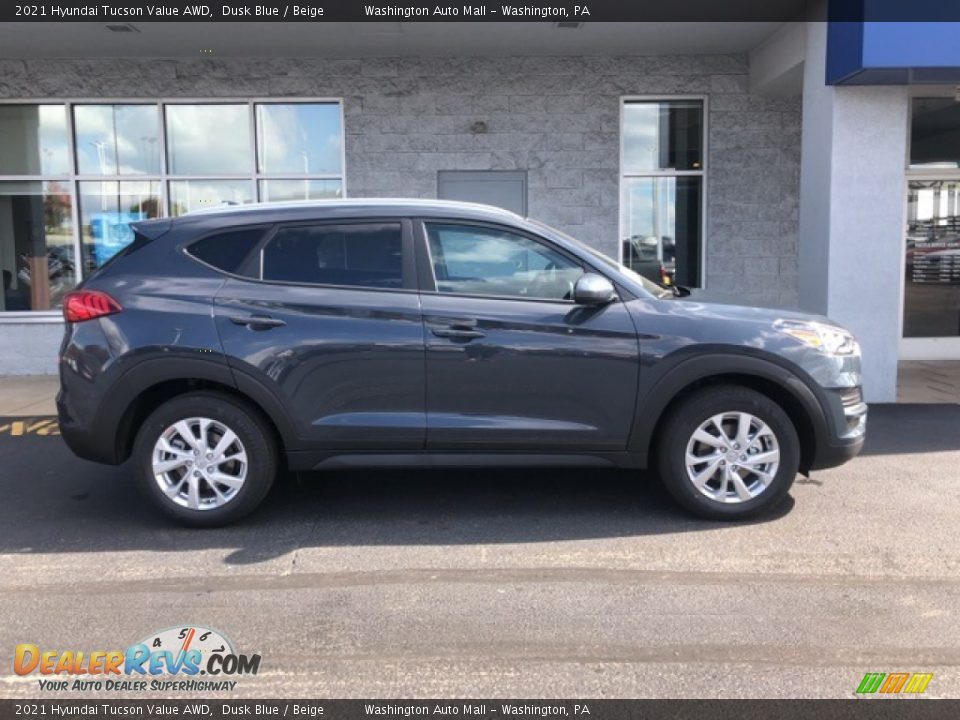 2021 Hyundai Tucson Value AWD Dusk Blue / Beige Photo #2