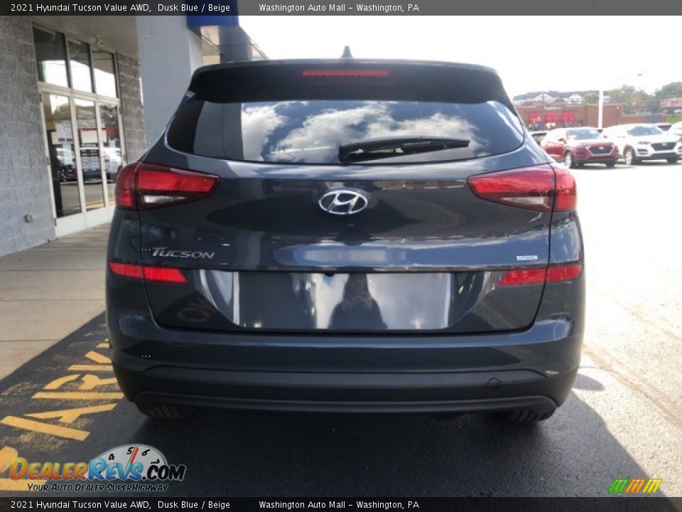 2021 Hyundai Tucson Value AWD Dusk Blue / Beige Photo #3