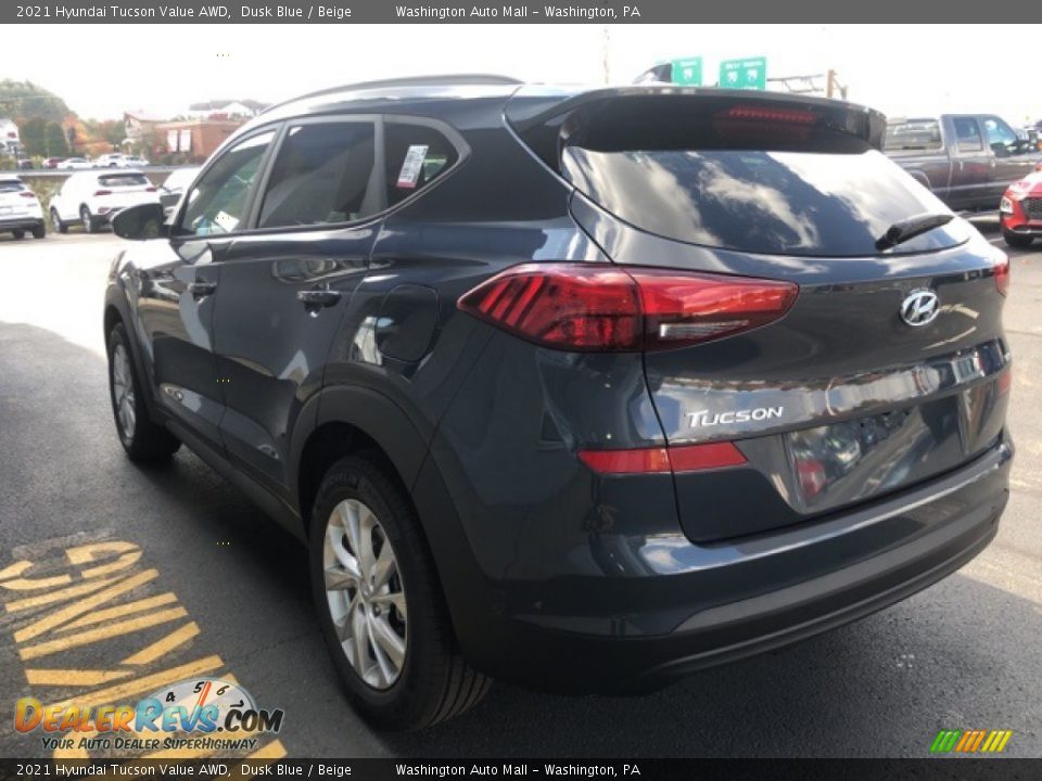 2021 Hyundai Tucson Value AWD Dusk Blue / Beige Photo #4