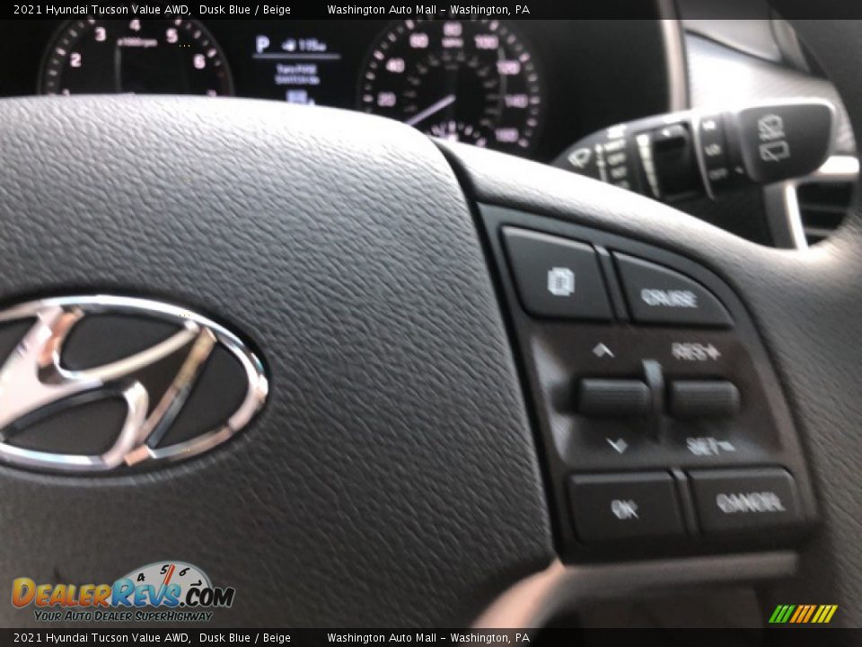 2021 Hyundai Tucson Value AWD Dusk Blue / Beige Photo #13