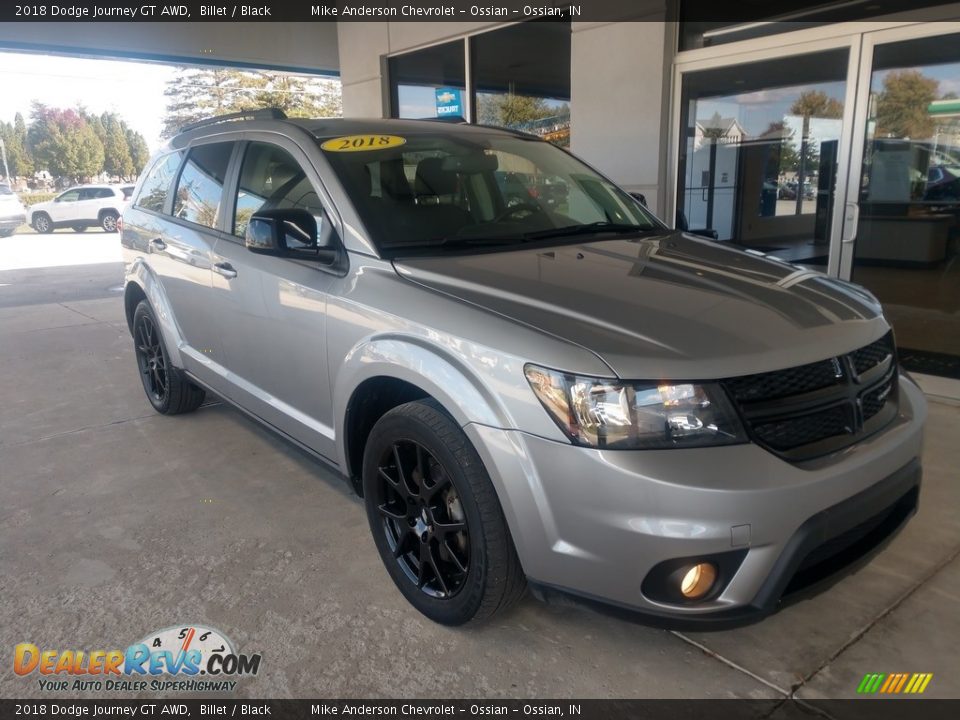 Front 3/4 View of 2018 Dodge Journey GT AWD Photo #2