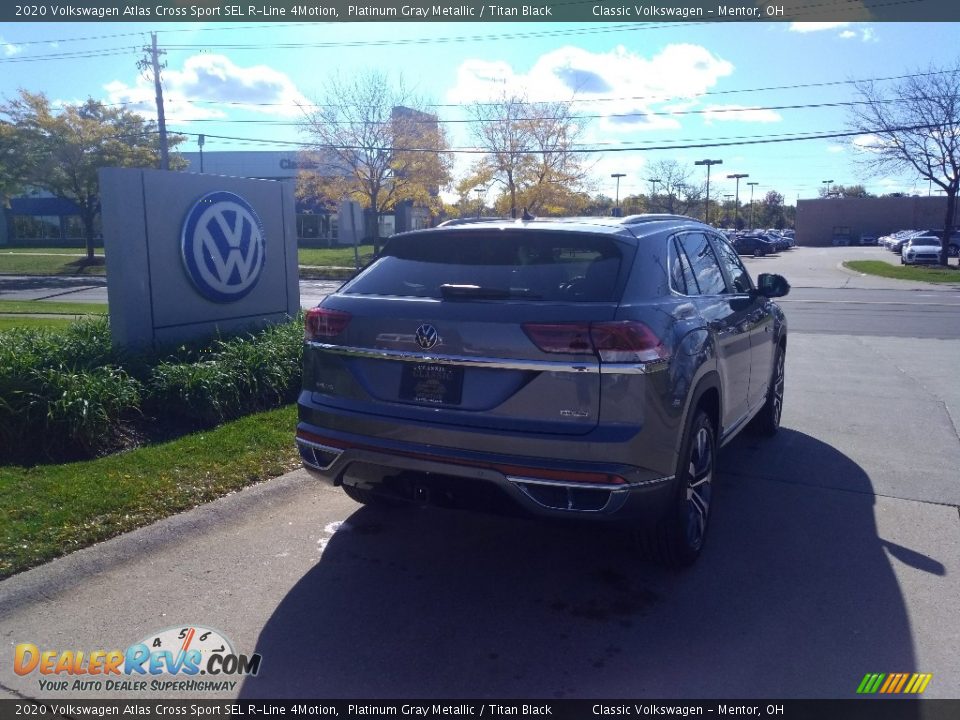 2020 Volkswagen Atlas Cross Sport SEL R-Line 4Motion Platinum Gray Metallic / Titan Black Photo #2