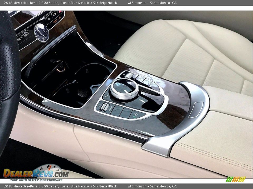 2018 Mercedes-Benz C 300 Sedan Lunar Blue Metallic / Silk Beige/Black Photo #17