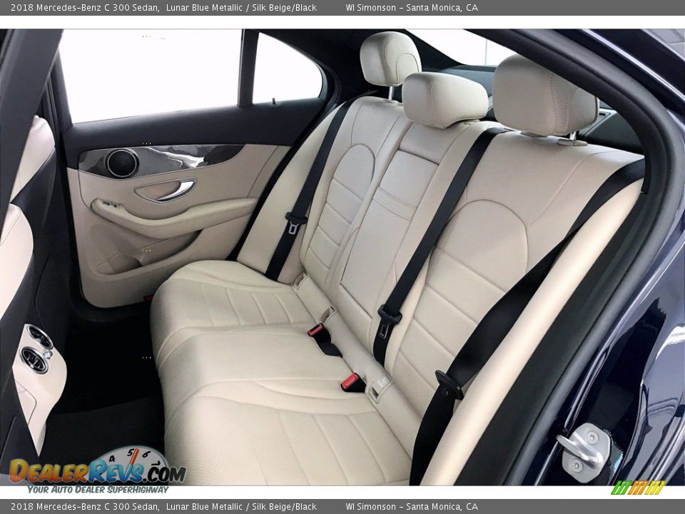 2018 Mercedes-Benz C 300 Sedan Lunar Blue Metallic / Silk Beige/Black Photo #20
