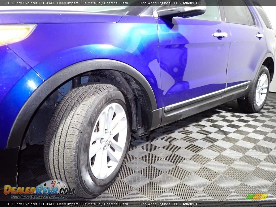 2013 Ford Explorer XLT 4WD Deep Impact Blue Metallic / Charcoal Black Photo #8