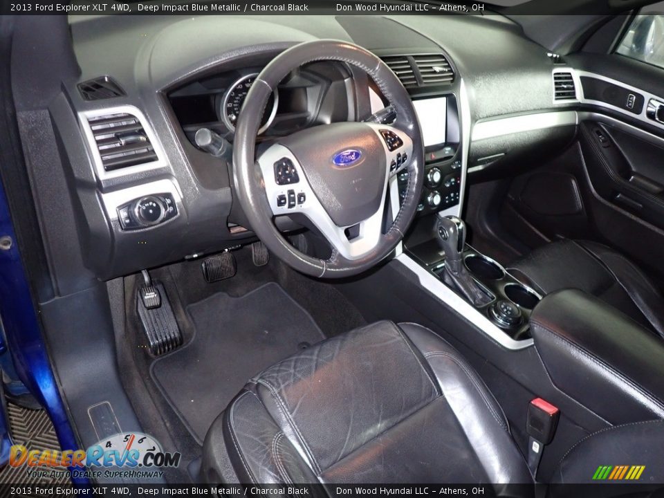 2013 Ford Explorer XLT 4WD Deep Impact Blue Metallic / Charcoal Black Photo #19