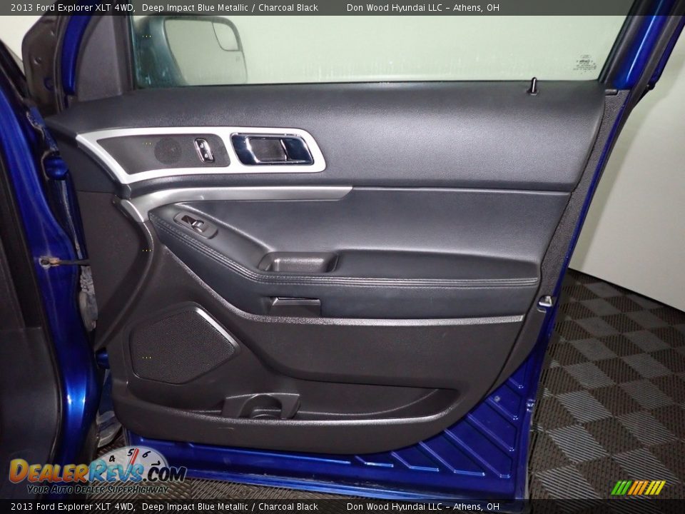 2013 Ford Explorer XLT 4WD Deep Impact Blue Metallic / Charcoal Black Photo #25