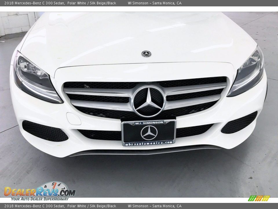 2018 Mercedes-Benz C 300 Sedan Polar White / Silk Beige/Black Photo #30