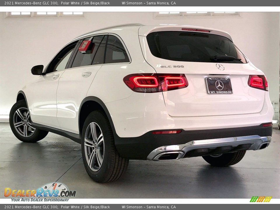 2021 Mercedes-Benz GLC 300 Polar White / Silk Beige/Black Photo #2