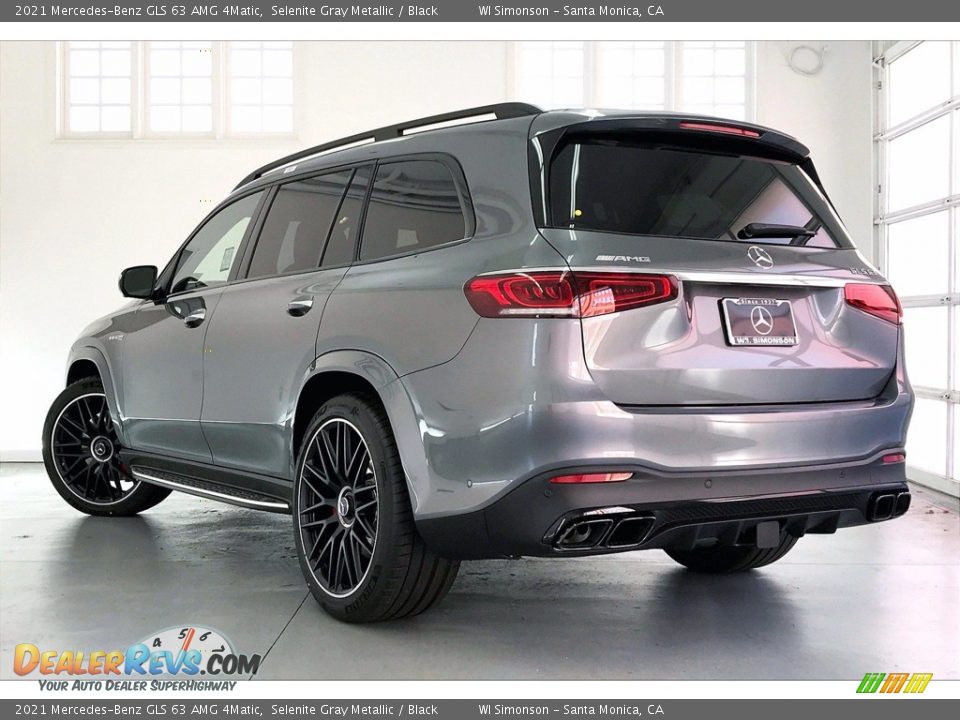 2021 Mercedes-Benz GLS 63 AMG 4Matic Selenite Gray Metallic / Black Photo #2