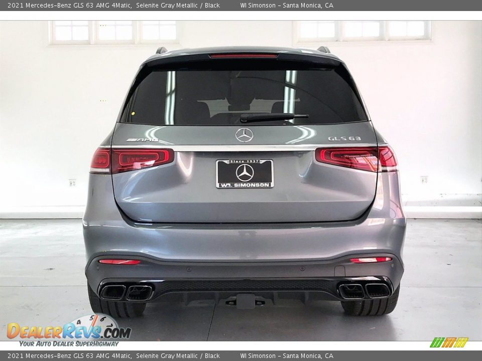 2021 Mercedes-Benz GLS 63 AMG 4Matic Selenite Gray Metallic / Black Photo #3