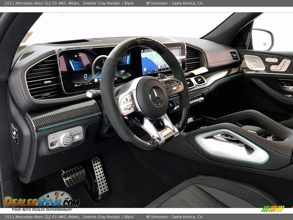 2021 Mercedes-Benz GLS 63 AMG 4Matic Selenite Gray Metallic / Black Photo #4