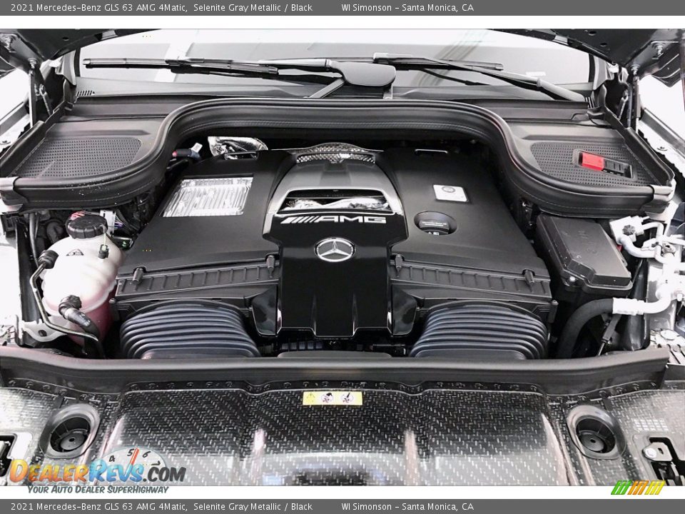 2021 Mercedes-Benz GLS 63 AMG 4Matic 4.0 Liter DI biturbo DOHC 32-Valve VVT V8 Engine Photo #8