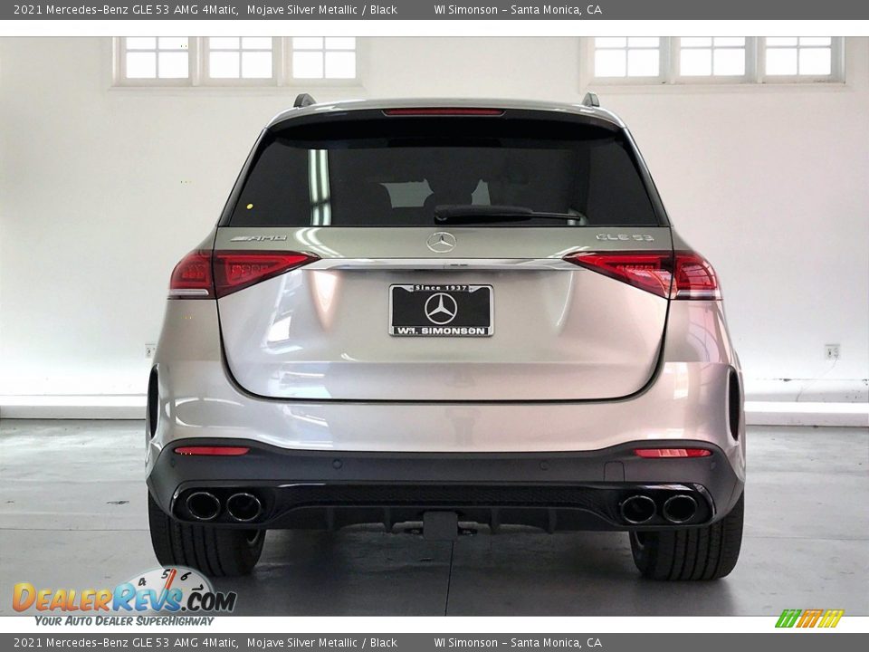 2021 Mercedes-Benz GLE 53 AMG 4Matic Mojave Silver Metallic / Black Photo #3