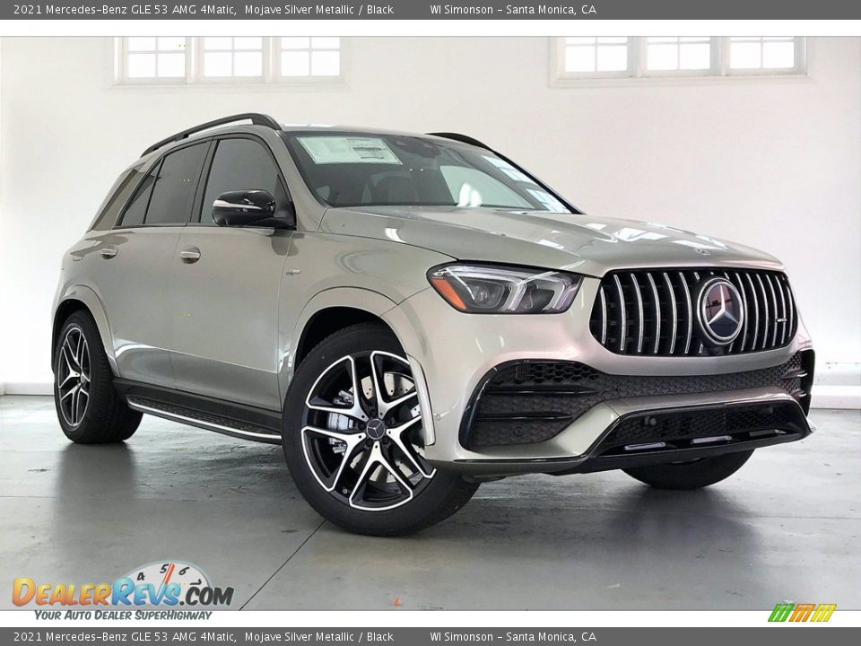 2021 Mercedes-Benz GLE 53 AMG 4Matic Mojave Silver Metallic / Black Photo #12