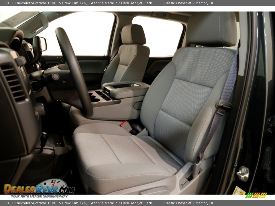 2017 Chevrolet Silverado 1500 LS Crew Cab 4x4 Graphite Metallic / Dark Ash/Jet Black Photo #5
