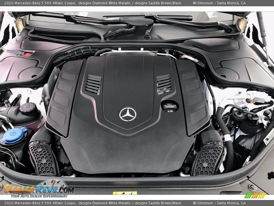 2020 Mercedes-Benz S 560 4Matic Coupe 4.0 Liter DI biturbo DOHC 32-Valve VVT V8 Engine Photo #8