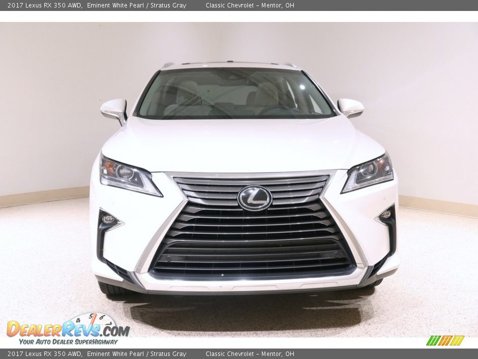 2017 Lexus RX 350 AWD Eminent White Pearl / Stratus Gray Photo #2