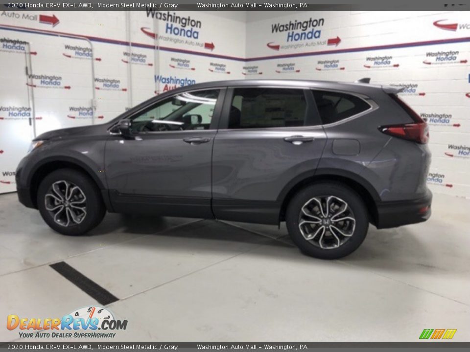 2020 Honda CR-V EX-L AWD Modern Steel Metallic / Gray Photo #2