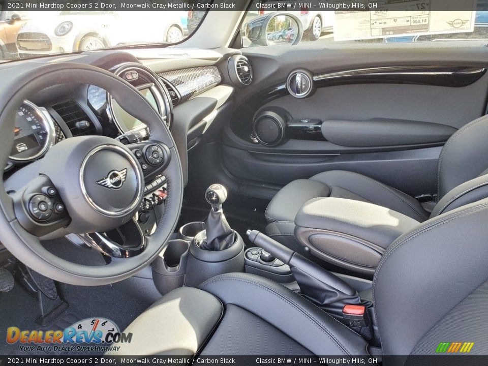 Carbon Black Interior - 2021 Mini Hardtop Cooper S 2 Door Photo #3