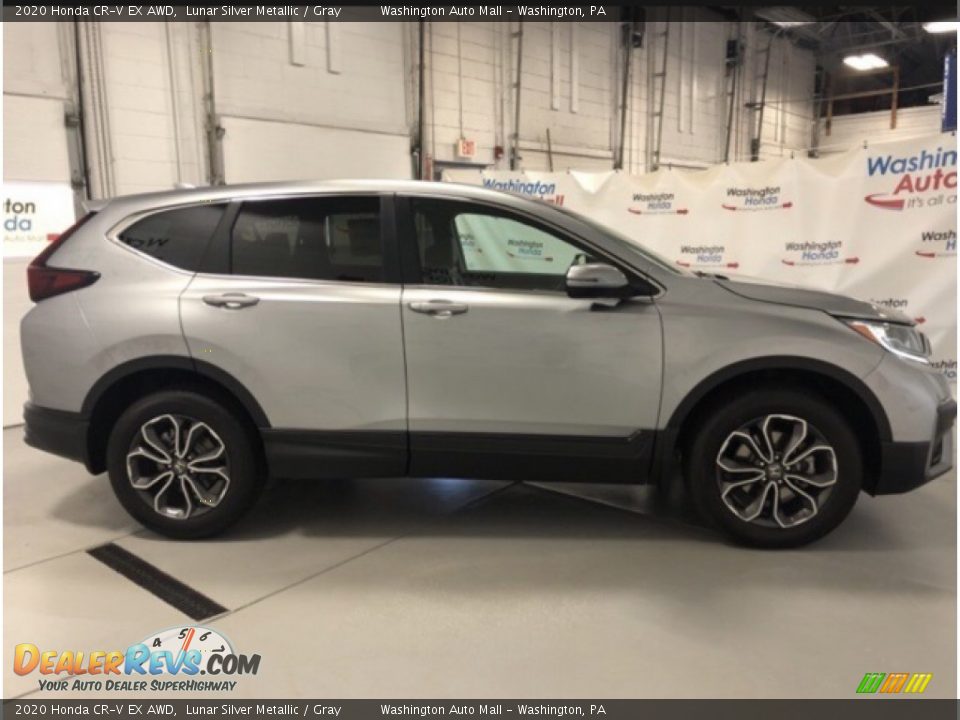 2020 Honda CR-V EX AWD Lunar Silver Metallic / Gray Photo #4