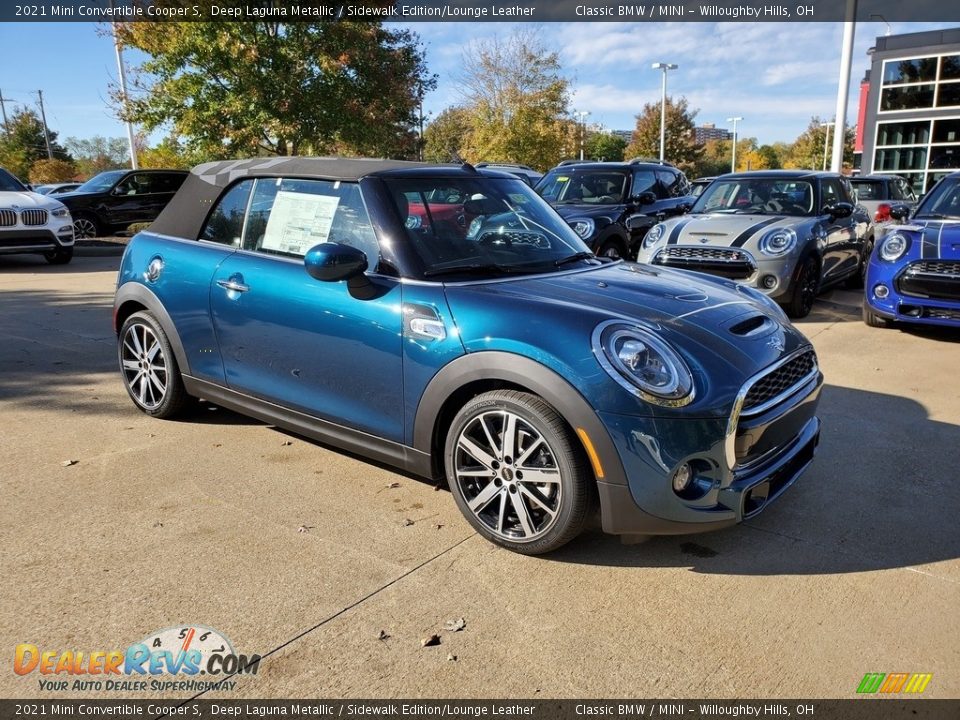 Front 3/4 View of 2021 Mini Convertible Cooper S Photo #1