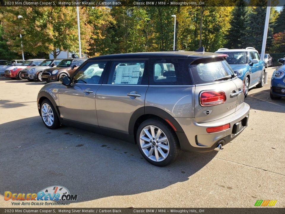 2020 Mini Clubman Cooper S Melting Silver Metallic / Carbon Black Photo #2