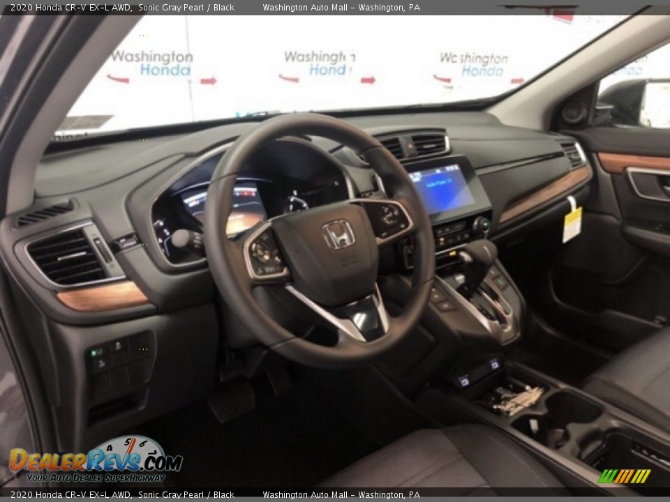 2020 Honda CR-V EX-L AWD Sonic Gray Pearl / Black Photo #6