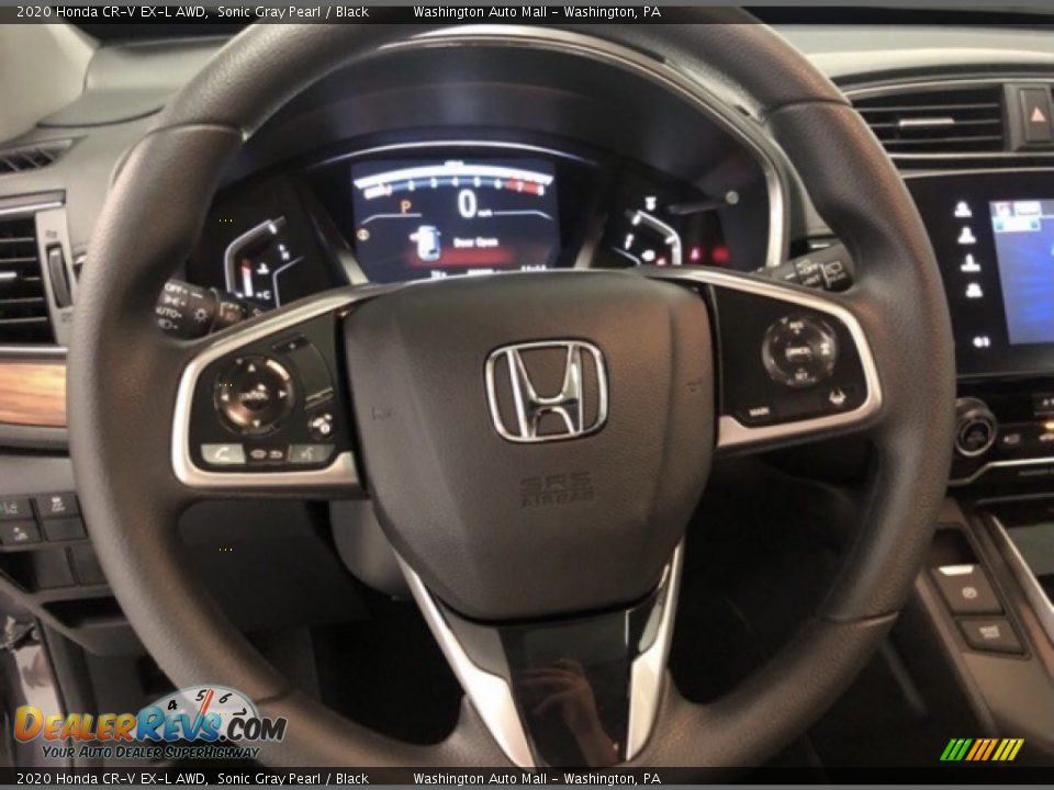 2020 Honda CR-V EX-L AWD Sonic Gray Pearl / Black Photo #8